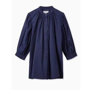 Gathered puff sleeves Blue COS blouse